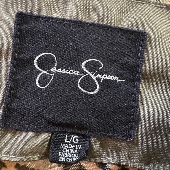 Jessica Simpson Water Resistant Softshell Long Hooded Raincoat with Ruffled Back - Picture 2 of 16